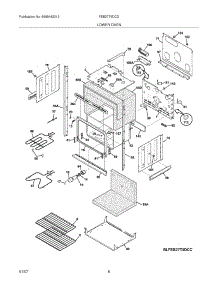 07 - Lower Oven parts for Frigidaire Oven FEB27T5DCD from AppliancePartsPros.com