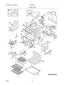 05 - Upper Oven parts for Frigidaire Oven FEB30T5DBA from AppliancePartsPros.com