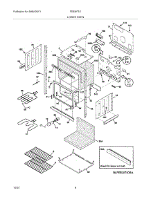 07 - Lower Oven parts for Frigidaire Oven FEB30T5DBA from AppliancePartsPros.com