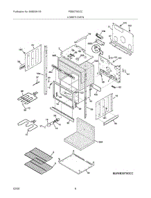 07 - Lower Oven parts for Frigidaire Oven FEB30T5GCC from AppliancePartsPros.com
