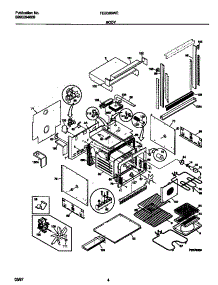 03 - Body parts for Frigidaire Oven FEB386WESC from AppliancePartsPros.com