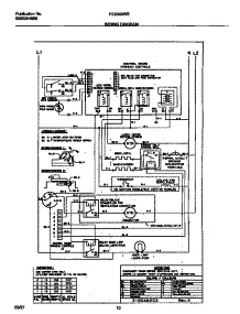 05 - Wiring Diagram parts for Frigidaire Oven FEB386WESC from AppliancePartsPros.com