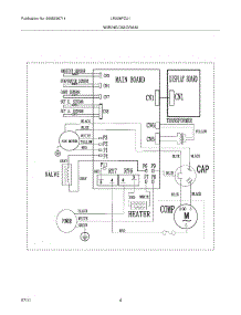 04 - Wiring Diagram parts for Frigidaire Air Conditioner LRA08PZU111 from AppliancePartsPros.com