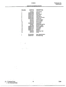 Window Mounting parts for Frigidaire Air Conditioner VWE5180A from AppliancePartsPros.com