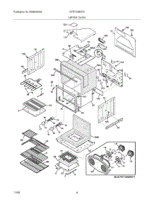 05 - Upper Oven parts for Frigidaire Oven CPET3085KF2 from AppliancePartsPros.com