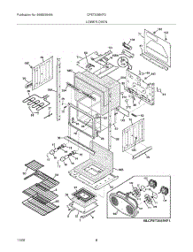 07 - Lower Oven parts for Frigidaire Oven CPET3085KF2 from AppliancePartsPros.com