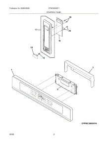 03 - Control Panel parts for Frigidaire Oven CPMC3085KF1 from AppliancePartsPros.com