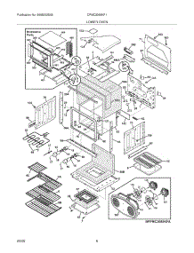 07 - Lower Oven parts for Frigidaire Oven CPMC3085KF1 from AppliancePartsPros.com