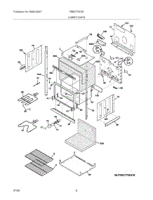 07 - Lower Oven parts for Frigidaire Oven FEB27T5DCB from AppliancePartsPros.com