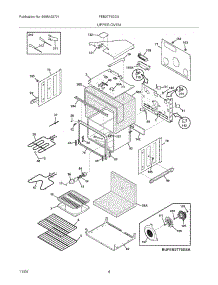 05 - Upper Oven parts for Frigidaire Oven FEB27T6DCA from AppliancePartsPros.com