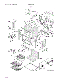 05 - Body parts for Frigidaire Oven FEB30S6FCF from AppliancePartsPros.com