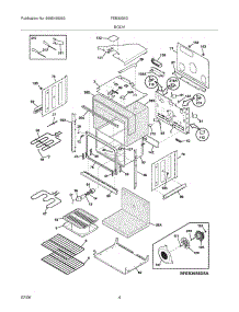 05 - Body parts for Frigidaire Oven FEB30S6DBD from AppliancePartsPros.com