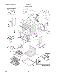 05 - Upper Oven parts for Frigidaire Oven FEB30T6DBA from AppliancePartsPros.com
