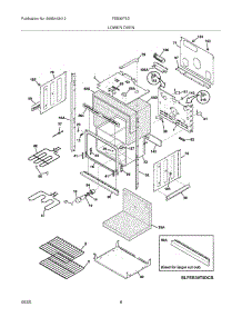 07 - Lower Oven parts for Frigidaire Oven FEB30T5DSB from AppliancePartsPros.com