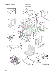 05 - Upper Oven parts for Frigidaire Oven FEB30T6FCC from AppliancePartsPros.com