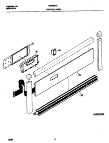 02 - Control Panel parts for Frigidaire Oven FEB374CHBA from AppliancePartsPros.com