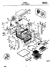03 - Body parts for Frigidaire Oven FEB374CHBA from AppliancePartsPros.com