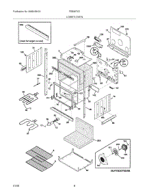 07 - Lower Oven parts for Frigidaire Oven FEB30T6DSC from AppliancePartsPros.com