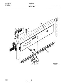 02 - Backguard parts for Frigidaire Oven FEB386CCB1 from AppliancePartsPros.com
