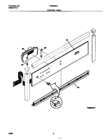 02 - Control Panel parts for Frigidaire Oven FEB386CCBB from AppliancePartsPros.com