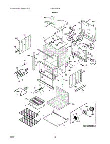 05 - Body parts for Frigidaire Oven FEB27S7FCE from AppliancePartsPros.com