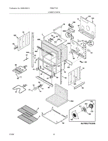 07 - Lower Oven parts for Frigidaire Oven FEB27T6DQC from AppliancePartsPros.com