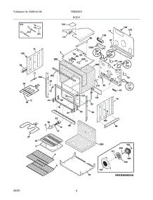 05 - Body parts for Frigidaire Oven FEB30S6DSB from AppliancePartsPros.com