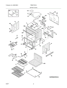 05 - Upper Oven parts for Frigidaire Oven FEB30T5GCA from AppliancePartsPros.com