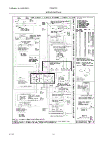 14 - Wiring Diagram parts for Frigidaire Oven FEB30T5DBF from AppliancePartsPros.com