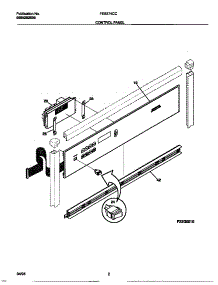 02 - Control Panel parts for Frigidaire Oven FEB374CCTB from AppliancePartsPros.com