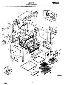 03 - Cavity / Elements parts for Frigidaire Oven FEB386WECG from AppliancePartsPros.com