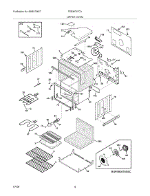 05 - Upper Oven parts for Frigidaire Oven FEB30T6FCA from AppliancePartsPros.com