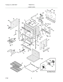 07 - Lower Oven parts for Frigidaire Oven FEB30T6FCA from AppliancePartsPros.com