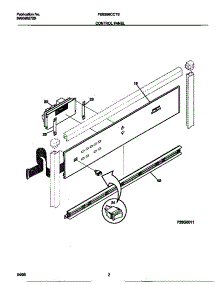 02 - Control Panel parts for Frigidaire Oven FEB386CCTB from AppliancePartsPros.com
