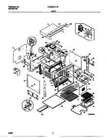 03 - Body parts for Frigidaire Oven FEB386CCTB from AppliancePartsPros.com