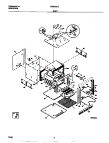 03 - Body parts for Frigidaire Oven FEB500CESA from AppliancePartsPros.com
