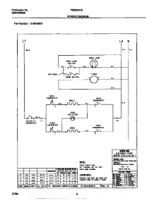 05 - Wiring Diagram parts for Frigidaire Oven FEB500CESA from AppliancePartsPros.com