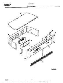 02 - Control Panel parts for Frigidaire Oven FEB556CEBA from AppliancePartsPros.com