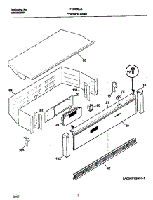 02 - Control Panel parts for Frigidaire Oven FEB556CETH from AppliancePartsPros.com