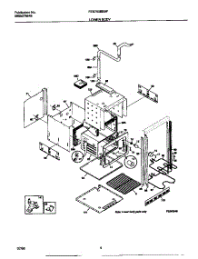 03 - Lower Body parts for Frigidaire Oven FEB755BBBF from AppliancePartsPros.com