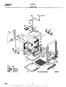 03 - Lower Body parts for Frigidaire Oven FEB755CESA from AppliancePartsPros.com