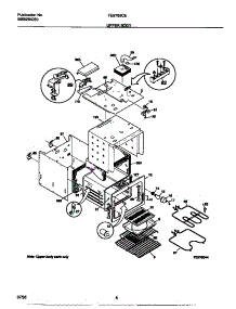 04 - Upper Body parts for Frigidaire Oven FEB755CESA from AppliancePartsPros.com