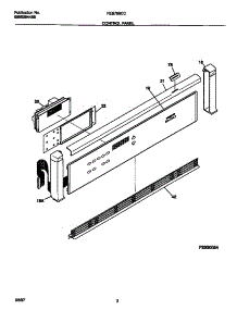 02 - Control Panel parts for Frigidaire Oven FEB789CCBE from AppliancePartsPros.com