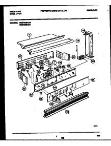 06 - Control Panel parts for Frigidaire Oven FEB755BABA from AppliancePartsPros.com