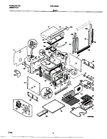 03 - Body parts for Frigidaire Oven FEB789WCCA from AppliancePartsPros.com