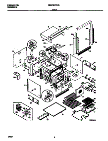 03 - Body parts for Frigidaire Oven FEB789WCCE from AppliancePartsPros.com