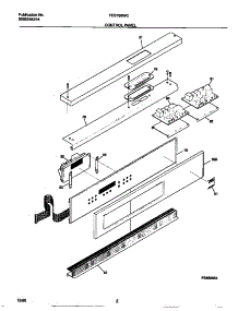 02 - Control Panel parts for Frigidaire Oven FEB798WCCC from AppliancePartsPros.com