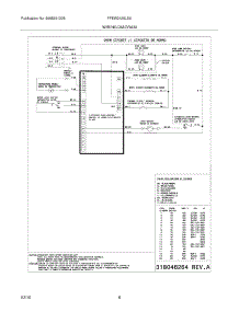 08 - Wiring Diagram parts for Frigidaire Oven FFEW2425LSA from AppliancePartsPros.com