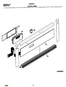 02 - Control Panel parts for Frigidaire Oven FEB374CCSH from AppliancePartsPros.com