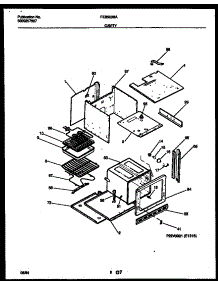 04 - Body Parts parts for Frigidaire Oven FEB500BAB4 from AppliancePartsPros.com